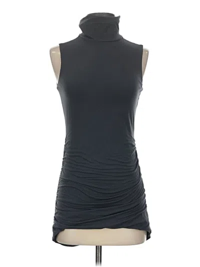 Pre-owned Ruff Hewn Sleeveless Top Gray Halter Neckline Tops