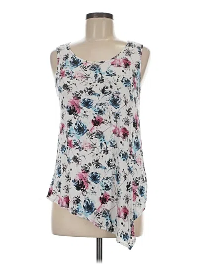 Pre-owned Ruff Hewn Tank Top Ivory Strapless Neckline Tops In White