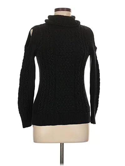 Pre-owned Ruff Hewn Turtleneck Sweater In Black