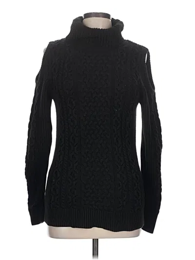 Pre-owned Ruff Hewn Turtleneck Sweater In Black