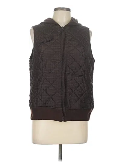 Pre-owned Ruff Hewn Vest In Brown