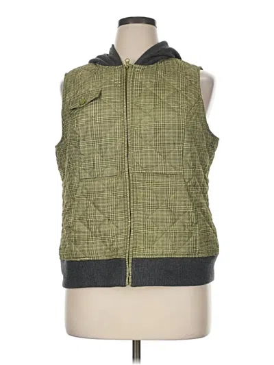 Pre-owned Ruff Hewn Vest In Green