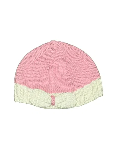 Pre-owned Ruffle Butts Kids' Beanie Hat In Pink