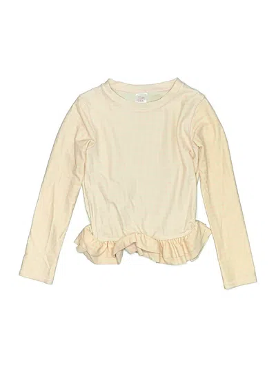 Pre-owned Ruffle Butts Kids' Rash Guard In Yellow
