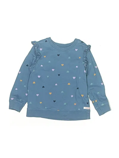 Pre-owned Ruffle Butts Kids' Sweatshirt In Blue