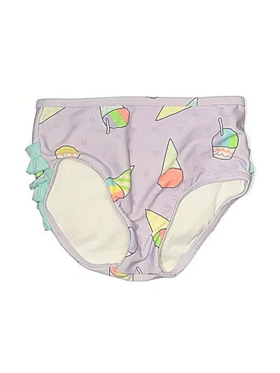Pre-owned Ruffle Butts Kids' Two Piece Swimsuit In Gray