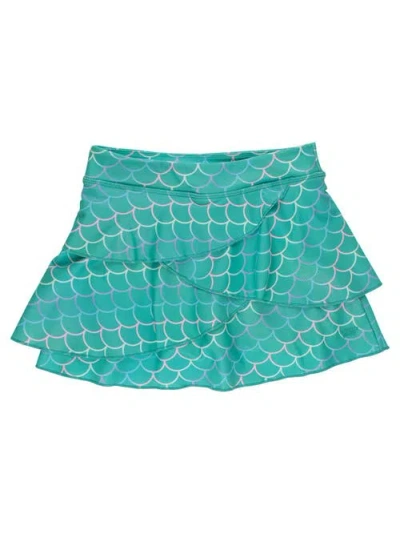 Rufflebutts Babies'  Active Princess Tiered Skort In Blue