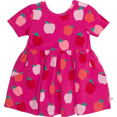Rufflebutts Babies'  Apple Of My Eye Skater Dress In Pink