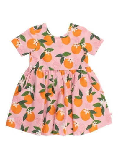 Rufflebutts Baby Girls Knit Short Sleeve Twirl Dress In Green