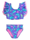 Rufflebutts Baby Girls Upf50+ Butterfly Tankini