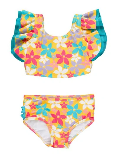 Rufflebutts Baby Girls Upf50+ Butterfly Tankini In Endless Summer Floral