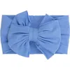 Rufflebutts Big Bow Headband In Blue