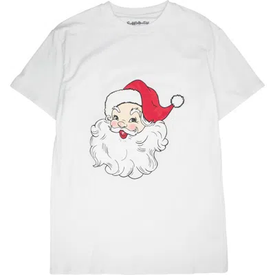 Rufflebutts Gender Inclusive Adult Holiday Short Sleeve Graphic Tee In Gray