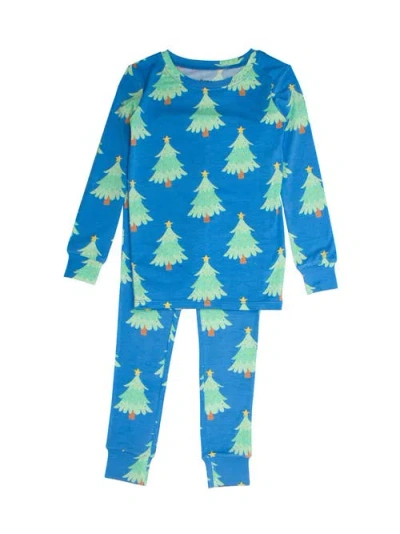 Rufflebutts Gender Inclusive Softsnooze Long Sleeve Pyjama Set In Multi