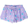 Rufflebutts Kids'  Girls Active Butterfly Shorts In Purple