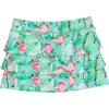 Rufflebutts Babies'  Girls Active Skort In Green
