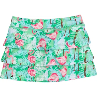 Rufflebutts Babies'  Girls Active Skort In Green