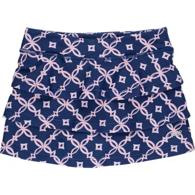 Rufflebutts Kids'  Girls Active Skort In Blue