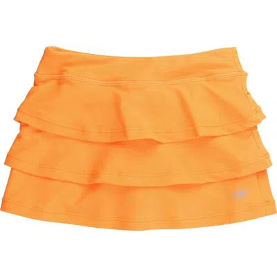 Rufflebutts Babies'  Girls Active Skort In Orange
