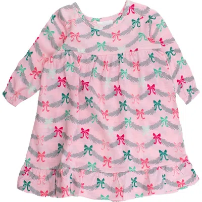Rufflebutts Kids'  Girls Holiday Pajama Night Gown In Pink