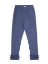 Rufflebutts Kids'  Girls Ruffle Leggings In Blue