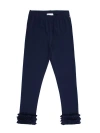 Rufflebutts Kids'  Girls Ruffle Leggings In Blue