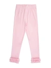 Rufflebutts Kids'  Girls Ruffle Leggings In Pink