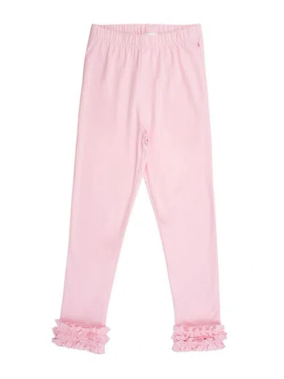Rufflebutts Kids'  Girls Ruffle Leggings In Pink