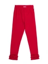 Rufflebutts Girls Ruffle Leggings In Red