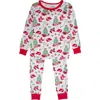 Rufflebutts Kids'  Girls Softsnooze Ruffle Long Sleeve Pajama Set In Multi