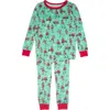 Rufflebutts Kids'  Girls Softsnooze Ruffle Long Sleeve Pajama Set In Multi