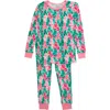 Rufflebutts Kids'  Girls Softsnooze Ruffle Long Sleeve Pajama Set In Multi