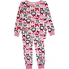 Rufflebutts Girls Softsnooze Ruffle Long Sleeve Pajama Set In Multi