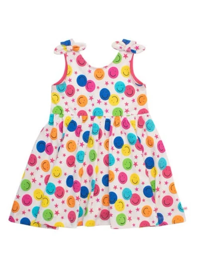Rufflebutts Kids'  Girls Tie Shoulder Twirl Dress