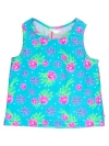 Rufflebutts Kids'  Girls Upf50+ Active Tank Top In Blue