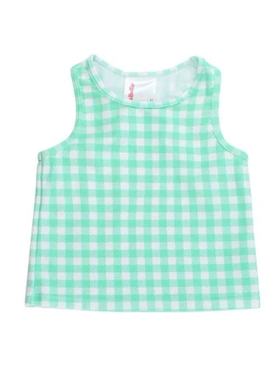 Rufflebutts Kids'  Girls Upf50+ Active Tank Top In Green