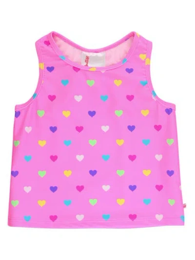 Rufflebutts Kids'  Girls Upf50+ Active Tank Top In Pink
