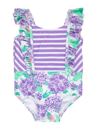 Rufflebutts Kids'  Girls Upf50+ Pinafore One Piece In Multi