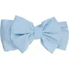 Rufflebutts Girls Upf50+ Shimmer Swim Bow Headband In Blue
