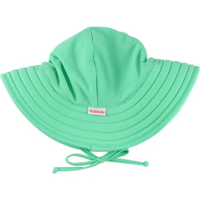 Rufflebutts Kids'  Girls Upf50+ Sun Protected Swim Hat In Green