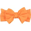 Rufflebutts Kids'  Girls Upf50+ Swim Bow Headband In Orange