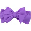 Rufflebutts Girls Upf50+ Swim Bow Headband In Purple