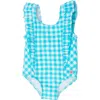 Rufflebutts Kids'  Girls Upf50+ Waterfall One Piece