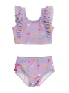 Rufflebutts Kids'  Girls Upf50+ Waterfall Tankini In Purple