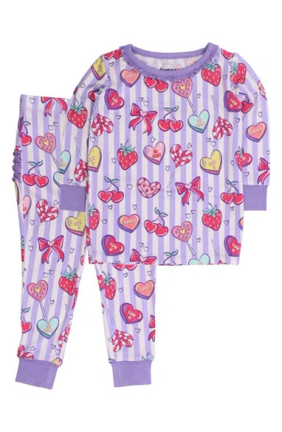 Rufflebutts Babies'  Kids' Lolly Print Two-piece Pajamas In Multi