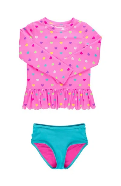 Rufflebutts Babies'  Kids' Two-piece Swimsuit In Pink