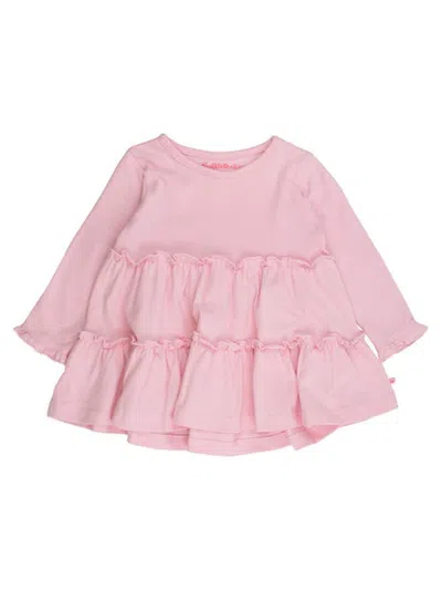 Rufflebutts Knit Ruffle Tiered Tunic (little Kid) In Pink