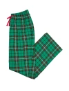 Rufflebutts Modal Blend Gender Inclusive Adult Pajama Pants In Green