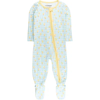 Rufflebutts Kids'  Modal Blend One Piece Footie Pajamas In Green