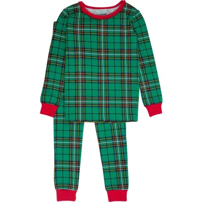 Rufflebutts Kids'  Modal Blend Ruffle Long Sleeve Pajama Set In Multi
